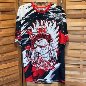 Strife Sports Red Black Graphic Short Sleeve Tee Men XXL Jersey MN Da Boyz